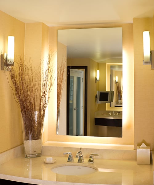Serenity LED Lighted Mirror Product Page Image 2