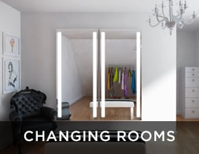 Electric Mirror salon and spa projects Changing Rooms