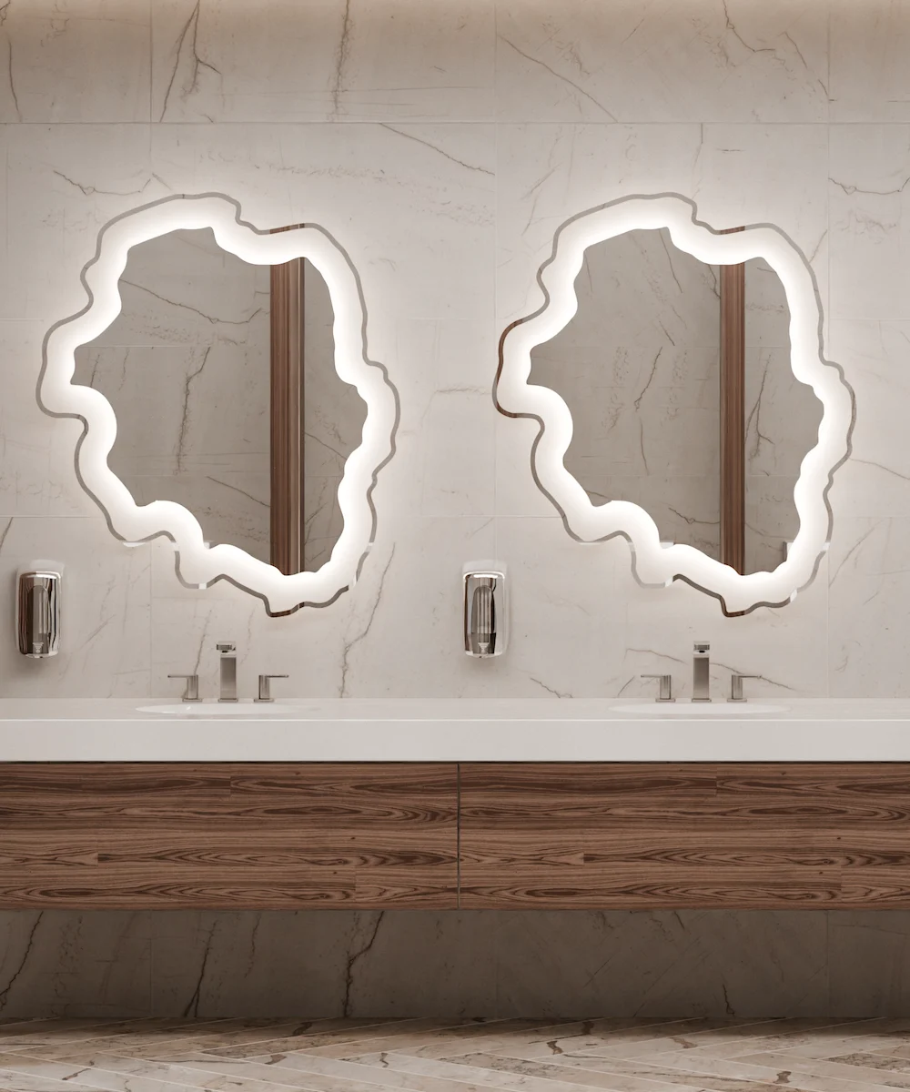 Isola Lighted Vanity Mirror Commercial