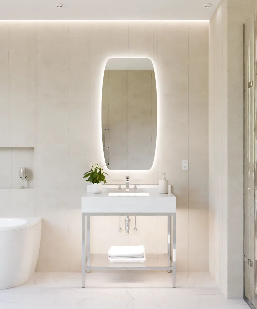 EM Vanguard Lighted Mirror